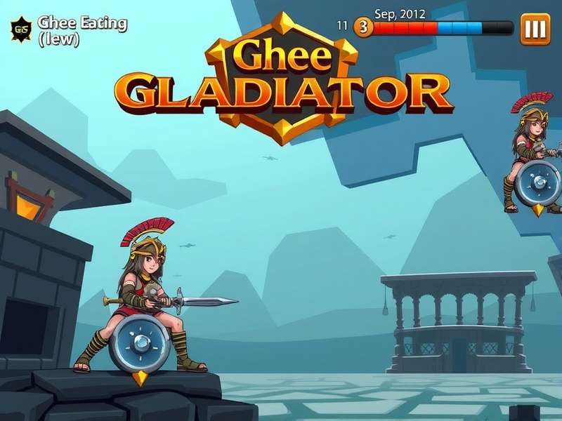 Ghee Gladiator Fight Game Banner
